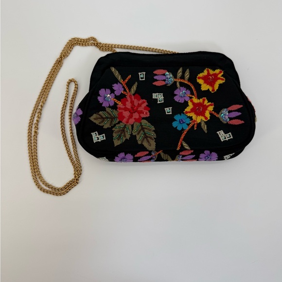 Vintage Marco Avane Handmade Floral Beaded Evening Shoulder/Clutch Bag - Picture 3 of 16